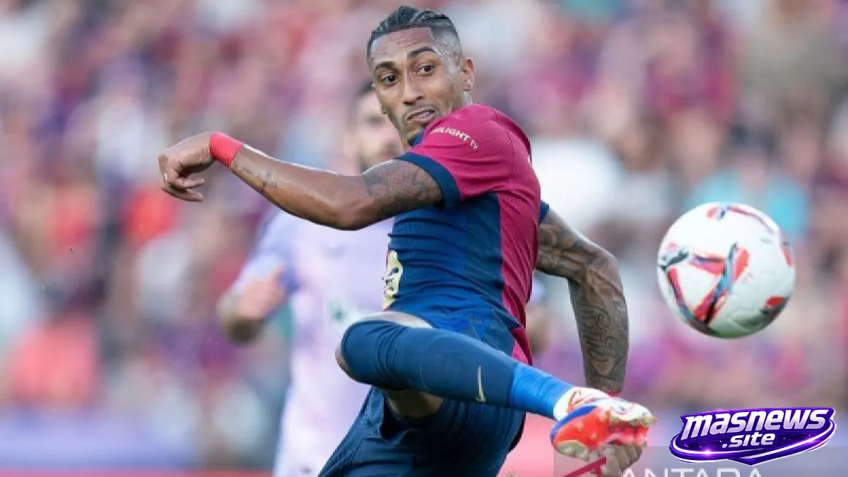 Barcelona Merana! Raphinha Alami Cedera Parah, Absen Bela Blaugrana Sebulan!